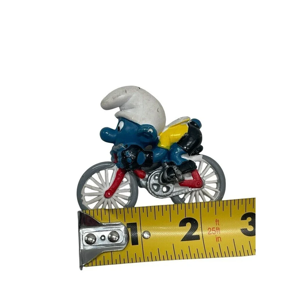 1980’s /1970’s Lot Of 5 Vintage Peyo Smurf Schleich Figures Hong Kong RARE